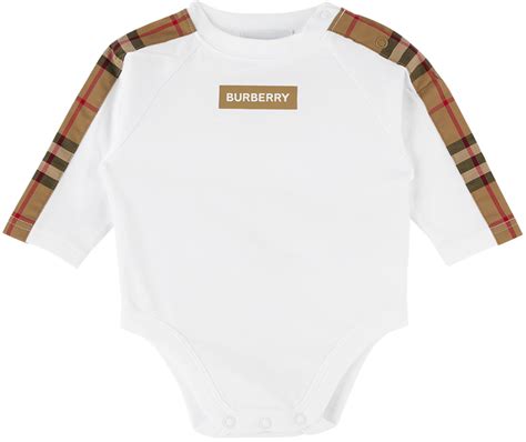 burberry bodysuit baby|burberry outfit baby girl.